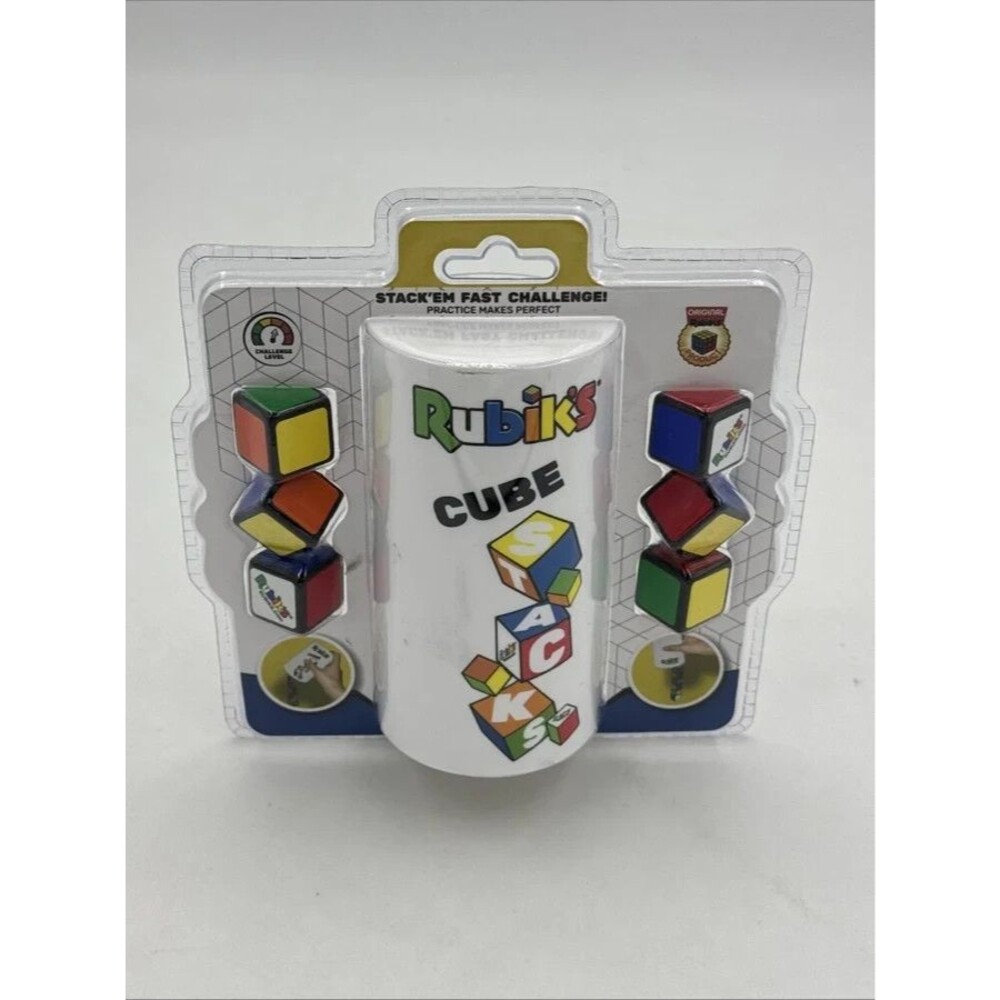 Rubik's Cube Stacks Game New Sealed Dexterity Fast-Paced Game Night Family